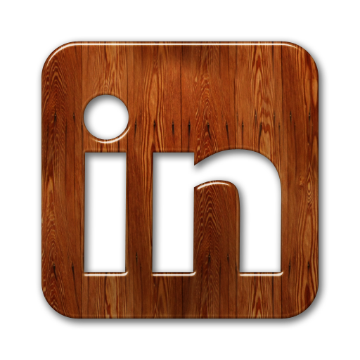 linkedin, logo, square icon