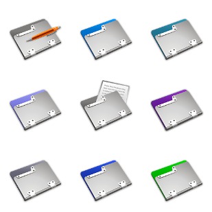 Titanium Folders icon sets preview