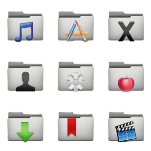 Zero Folders icon sets preview