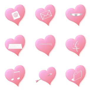 Funny Valentines icon sets preview