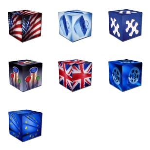 Cubes icon sets preview