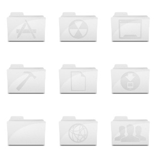 White Leopard Set UPDATE icon sets preview