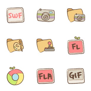Whistlepuff icon sets preview