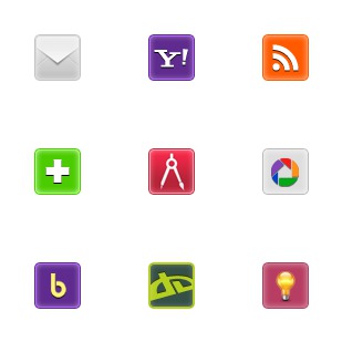 Social and Web v2 icon sets preview