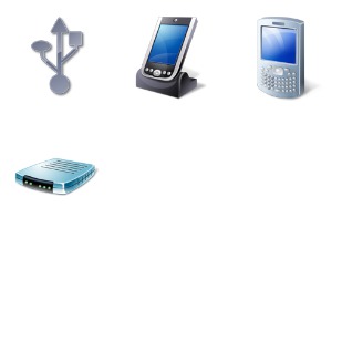 Vista Style Hardware & Devices icon sets preview