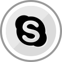 logo, media, social, skype, corporate icon