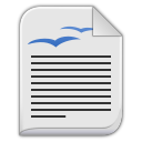app vnd oasis opendocument text icon