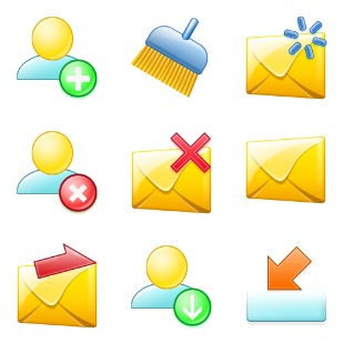 Email icon sets preview