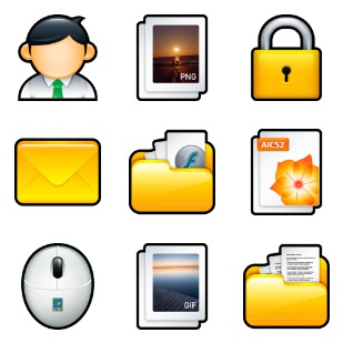 Scrap icon sets preview