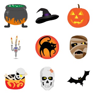 Halloween 2012 icon sets preview