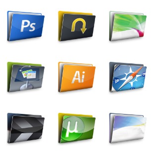 Aqua X icon sets preview