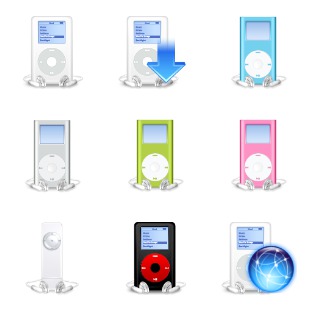 iPods icon sets preview