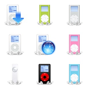 iPods icon sets preview