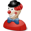 clown costume icon