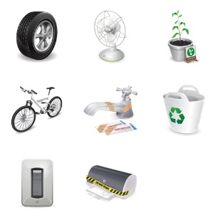 Global Warming icon sets preview
