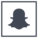 social, media, logo, snapchat icon