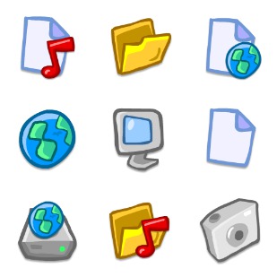 Toon System icon sets preview
