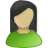 woman, profile, human, account, olive, person, people, member, female, green, user icon