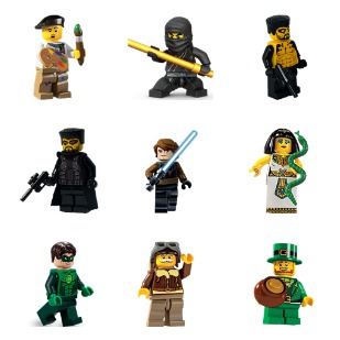 Lego Figure icon sets preview