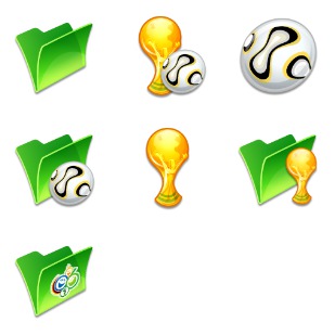 Comic World Cup icon sets preview