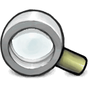 magnifying, glass icon