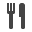 48 fork and knife icon