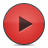 red, play, button icon
