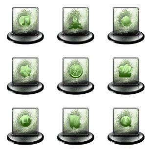 Classic Green icon sets preview