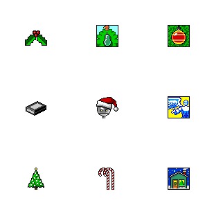 Ikthusian Xmas icon sets preview