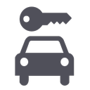 car key, car, rent-a-car, key, car rental icon