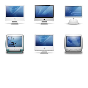 iMac Generations icon sets preview