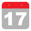 schedule, seventeen, one, event, hovytech, seven, calendar icon