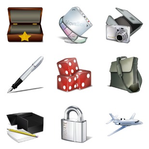 Bags And Boxes icon sets preview