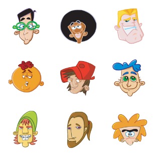 Avatar Boy icon sets preview