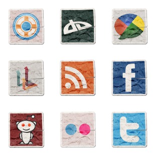 Vintage Set For Bloggers icon sets preview