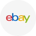 circle, round, shopping, ecommerce, ebay icon