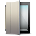 iPad Black beige cover icon