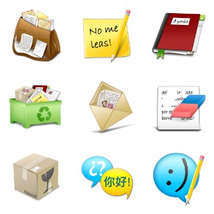 Email ME icon sets preview