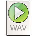 wav, audio icon