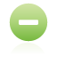 green, remove, button icon