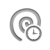 spiral, clock icon