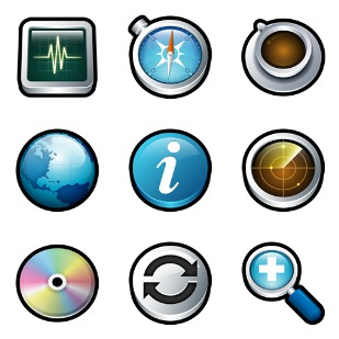 Gloss Mac icon sets preview