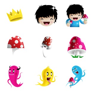 Crazy icon sets preview