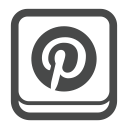 social media, social, profile, connect, pinterest, account icon