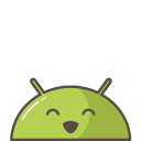 android, emoji, happy, smile, mobile, successful, mood icon