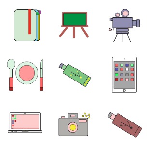 Mixed 1st Volume icon sets preview