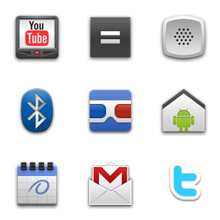 Android 2.2 Official Icons icon sets preview