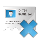 profile delete icon