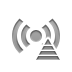 pyramid, point, access icon