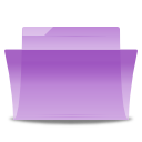 Folder, Violet icon
